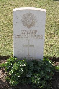 Ismailia War Memorial Cemetery - Barber, Henry Douglas